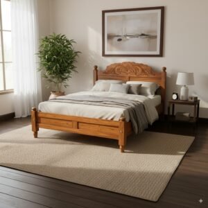 Step Royal Teak Cot