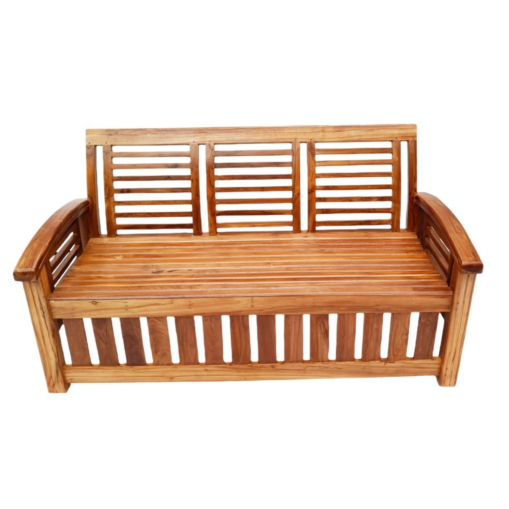 wood three seat