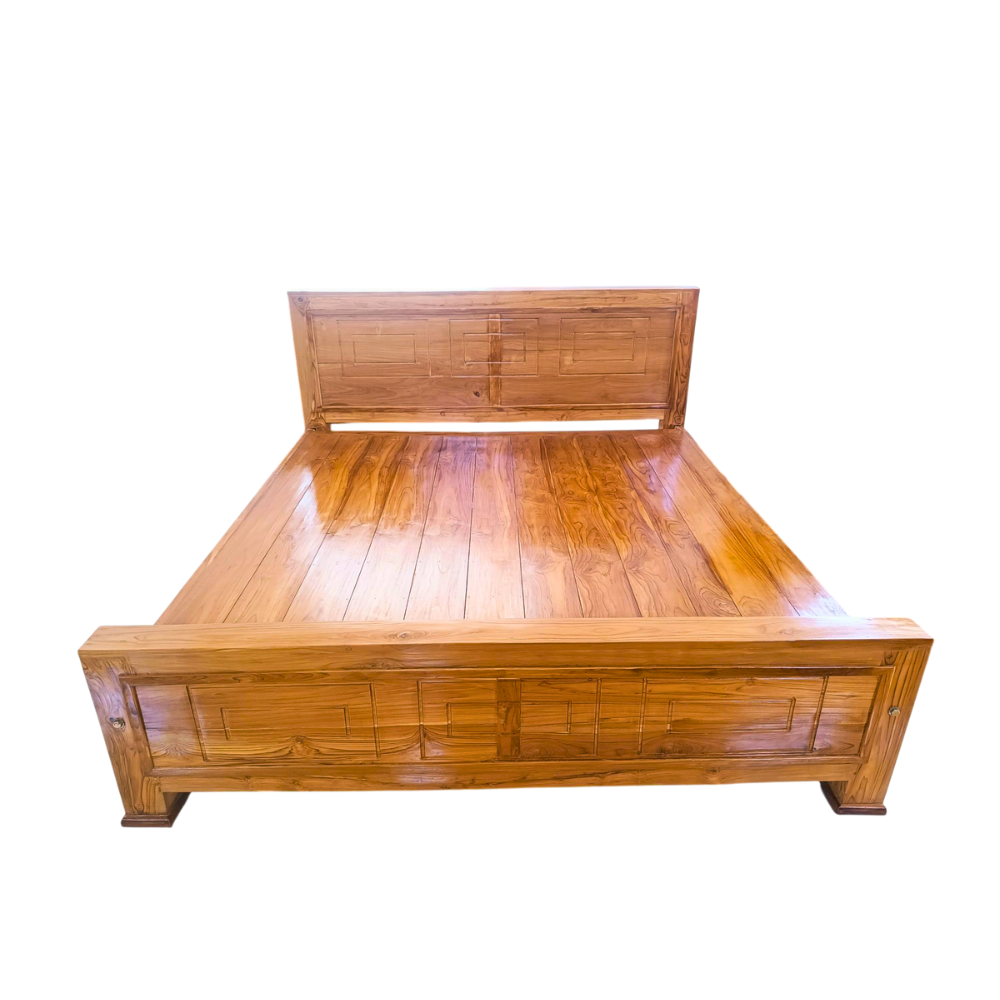 teak wood cot